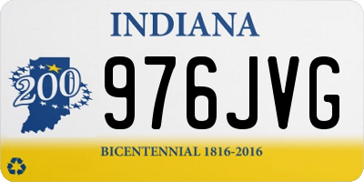 IN license plate 976JVG