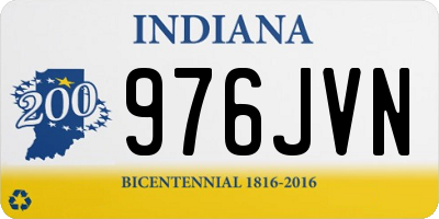 IN license plate 976JVN