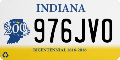 IN license plate 976JVO