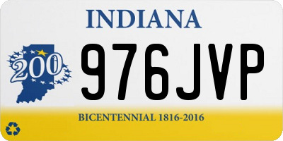 IN license plate 976JVP