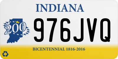 IN license plate 976JVQ