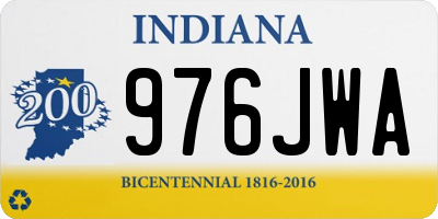 IN license plate 976JWA