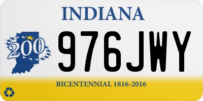 IN license plate 976JWY