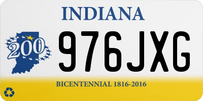 IN license plate 976JXG