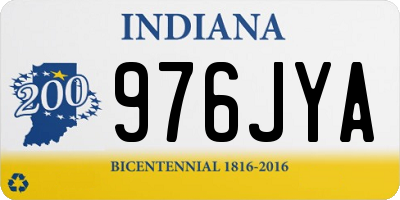 IN license plate 976JYA