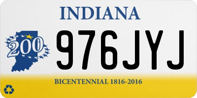 IN license plate 976JYJ