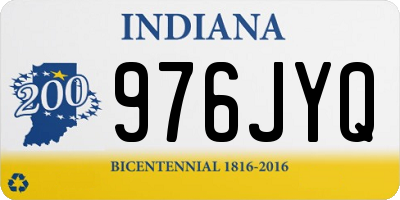 IN license plate 976JYQ