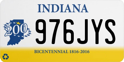 IN license plate 976JYS