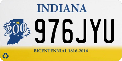 IN license plate 976JYU