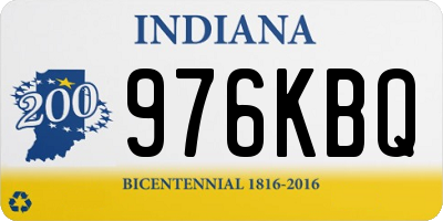 IN license plate 976KBQ