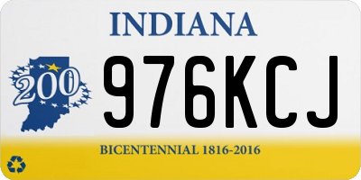 IN license plate 976KCJ