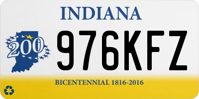 IN license plate 976KFZ