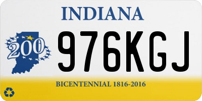IN license plate 976KGJ
