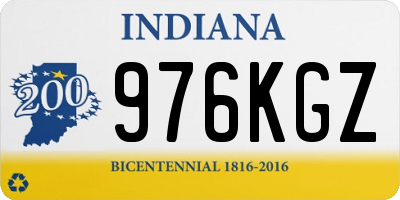 IN license plate 976KGZ