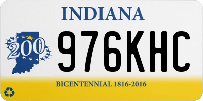IN license plate 976KHC