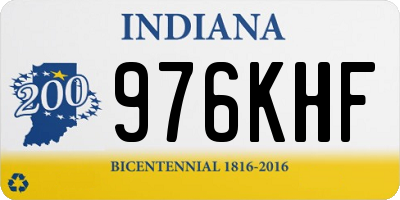 IN license plate 976KHF