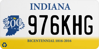 IN license plate 976KHG