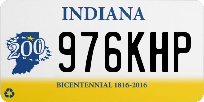 IN license plate 976KHP