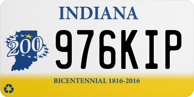 IN license plate 976KIP