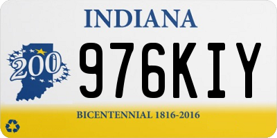 IN license plate 976KIY