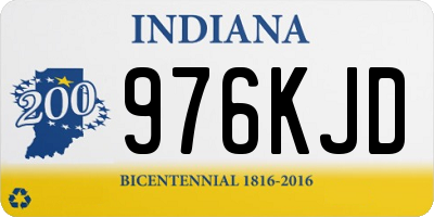 IN license plate 976KJD
