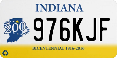 IN license plate 976KJF