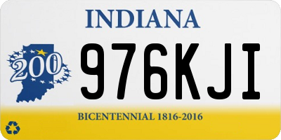 IN license plate 976KJI