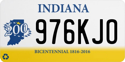 IN license plate 976KJO