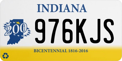 IN license plate 976KJS