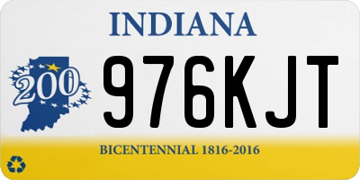 IN license plate 976KJT
