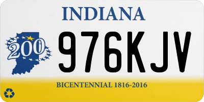 IN license plate 976KJV