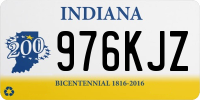 IN license plate 976KJZ