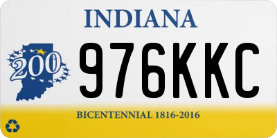 IN license plate 976KKC