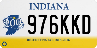 IN license plate 976KKD