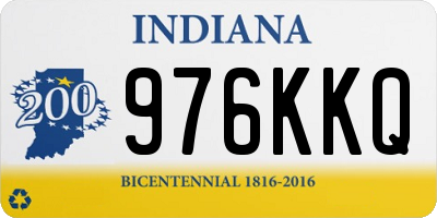 IN license plate 976KKQ