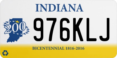 IN license plate 976KLJ