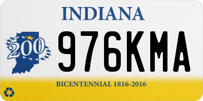 IN license plate 976KMA