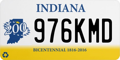 IN license plate 976KMD