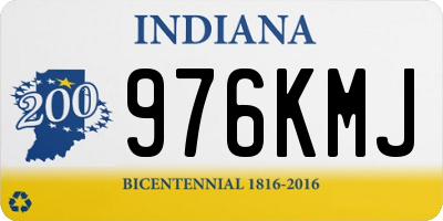 IN license plate 976KMJ