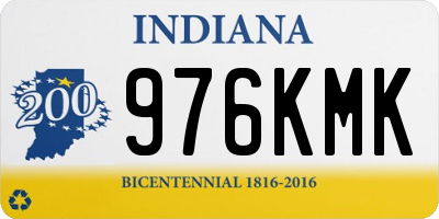 IN license plate 976KMK