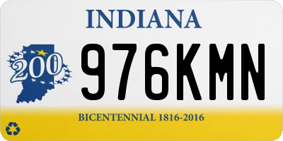 IN license plate 976KMN