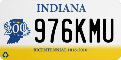 IN license plate 976KMU