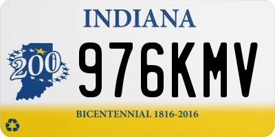 IN license plate 976KMV