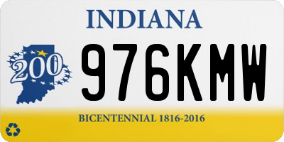 IN license plate 976KMW