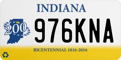 IN license plate 976KNA