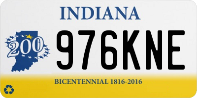 IN license plate 976KNE