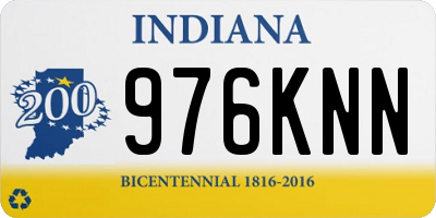 IN license plate 976KNN