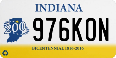 IN license plate 976KON