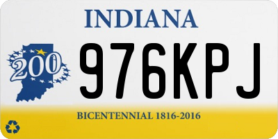 IN license plate 976KPJ