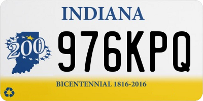 IN license plate 976KPQ